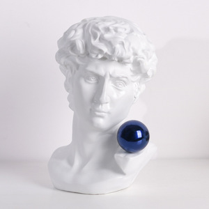 Scultura Moderna in Stile Europeo di <span class=keywords><strong>David</strong></span>, Ornamento da Tavolo per Soggiorno, Decorazione Artistica per la Casa - Product Image 4