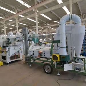 Ligne mobile de traitement de semences de riz paddy avec nettoyeur de pré-graine et table de gravité et machine de traitement de semences - Product Image 5