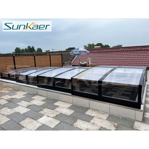 Couverture de pluie de vendeur d'usine vérifié par les mieux notés pour la couverture de gazebo de balcon d'auvent rétractable - Product Image 2