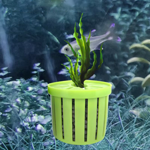 Yun Household <strong>Fish</strong> Tank Water Grass Basket for Landscaping Decoration Flower <strong>Pots</strong> &amp; Planters with Root Fixer Mud Sinking Sinker - Product Image 3