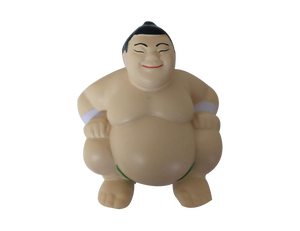 Balle anti-stress en forme de lutte de sumo, personnalisée, en PU souple, jouet sensoriel - Product Image 2