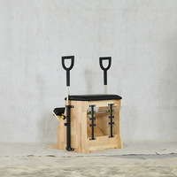 MJD W18Reap Cercle Magique Portable et Durable en Bois de Chêne et d'Érable pour Exercices de Fitness et Pilates Studio