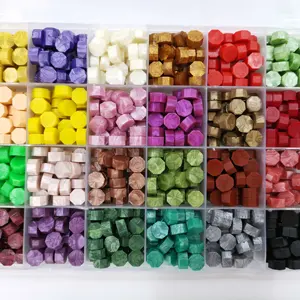 Good Quality Customized Sealing Wax Stamp Set Color Box Decorative Wax Sealing Beads