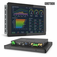 Panel de Control de Emergencias y Monitoreo de Seguridad con Alarma contra Incendios, Android Todo en Uno, Montaje Empotrado, 7/10.1/15.6/21.5 Pulgadas, RK3562 RK3568