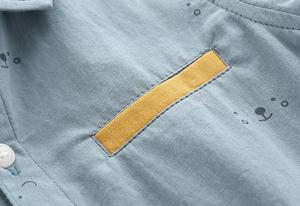 T-shirt pour garçon à manches courtes en coton biologique uni imprimé sur toute la surface, été, Chine, Ali Express, meilleur prix - Product Image 5