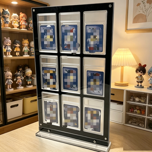 กล่องอะคริลิคใส่การ์ดโปเกมอนแบบ 9 ช่อง รุ่นใหม่ สำหรับการ์ดเกรดแล้ว กล่องโชว์การ์ดอะคริลิค กล่องป้องกันการ์ดอะคริลิค - Product Image 3