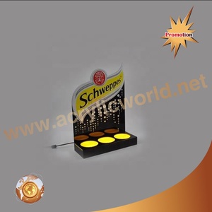 Présentoir à alcool de comptoir avec éclairage LED pour la présentation de bouteilles de spiritueux haut de gamme - Product Image 2