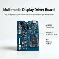 Placa de Control Industrial para Pantalla LCD, PCBA con CVBS, Audio, WiFi y LVDS para Monitor Industrial, Videoconferencias y Intercomunicadores