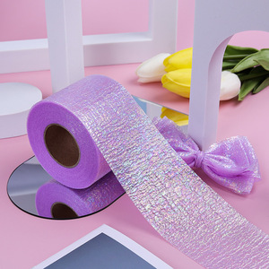 Rollo de tul de 6cm con lentejuelas brillantes, cinta de tul de 25 yardas para DIY, faldas de mesa con tutú, pompones, suministros de decoración para fiesta de cumpleaños de bebé y boda - Product Image 5