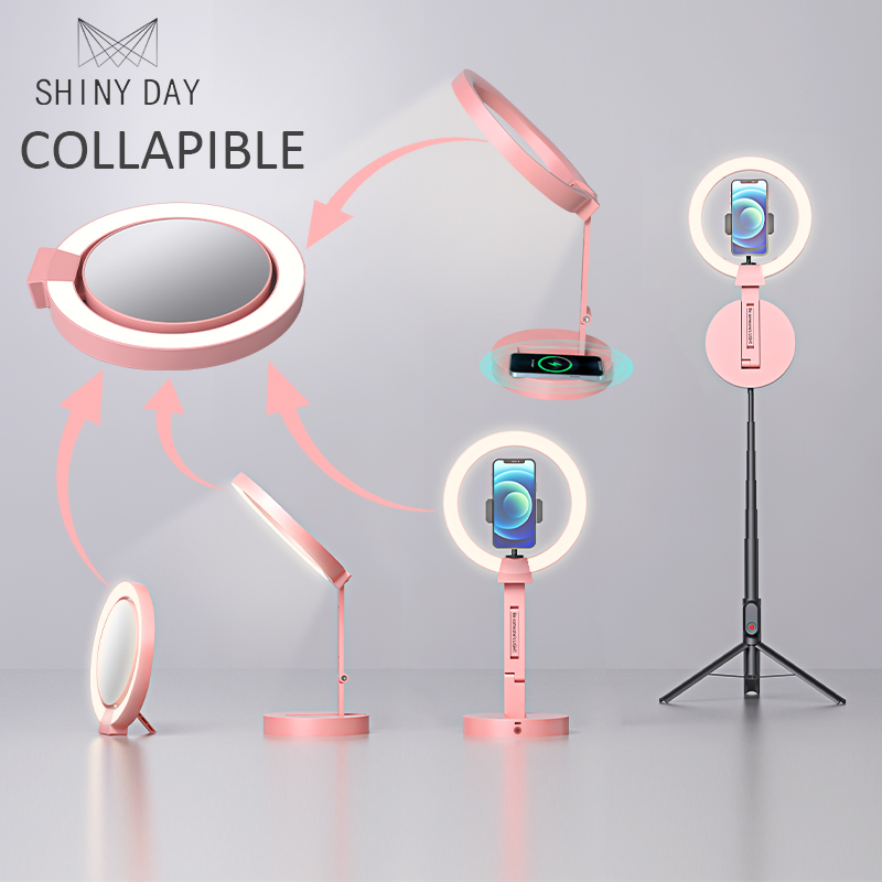 New Product Foldable Stand Portable Ring Light Makeup LED Table Light