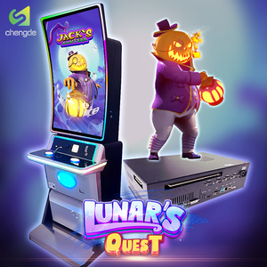 เครื่องเกมหยอดเหรียญคุณภาพสูง Lunar's Quest 6 in 1 แบบกำหนดเอง ขนาด 43 นิ้ว พร้อมตู้เกมโลหะ - Product Image 1