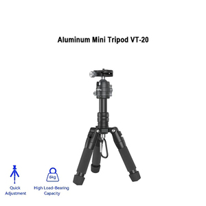 Mini Trípode de Aluminio <span class=keywords><strong>SmallRig</strong></span> VT-20 con Placa de Liberación Rápida, Carga de 6 kg, Altura Máxima de 52 cm para Cámaras DSLR y sin Espejo 4289 - Product Image 1