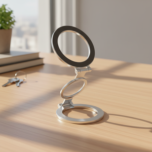 Dual-Head Magnetic Flexible Phone Holder - Zinc Alloy