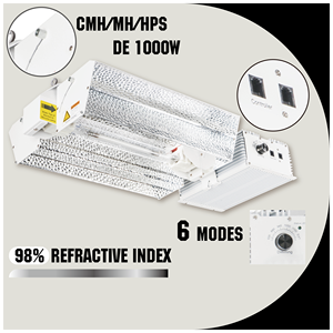 <span class=keywords><strong>Dual</strong></span> <span class=keywords><strong>1000W</strong></span> CMH Digital Hydro ponics Vor schalt gerät 630W CMH Grow Leuchte mit IP65 Aluminium Lampen gehäuse für Bloom-Anwendungen - Product Image 6