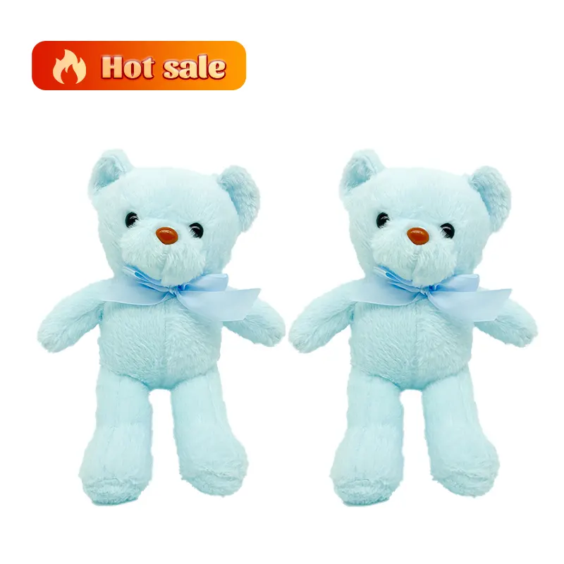 Peluche de animal personalizado para bebé, juguete de peluche suave de oso, venta al por mayor