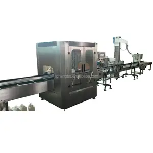Hot Sale 5L -20L Plastic barrel weighing filling capping machine line for chemical liquid