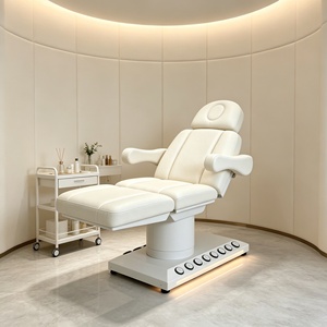 Cama de Belleza Blanca de Alta Calidad, Silla Facial Eléctrica, Cama de Esteticista Reclinable, Cama de Masaje, Cama de Belleza Eléctrica con Motores - Product Image 3