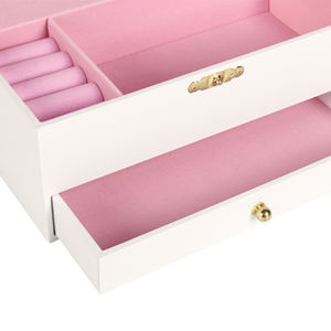 Caja <span class=keywords><strong>Musical</strong></span> <span class=keywords><strong>de</strong></span> <span class=keywords><strong>Bailarina</strong></span> Ever Bright, Gran <span class=keywords><strong>Venta</strong></span>, Caja <span class=keywords><strong>Musical</strong></span> <span class=keywords><strong>de</strong></span> Madera Blanca <span class=keywords><strong>con</strong></span> Manivela y Canción, Regalo <span class=keywords><strong>de</strong></span> Cumpleaños para Niñas, Hecha <span class=keywords><strong>de</strong></span> Papel - Product Image 2