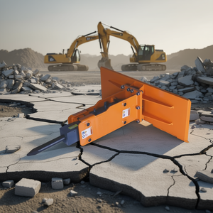 Martillo Hidráulico TMG con Punta de 2 Pulgadas 510 J, Energía de Impacto, Montaje Universal para Minicargadora - Product Image 2