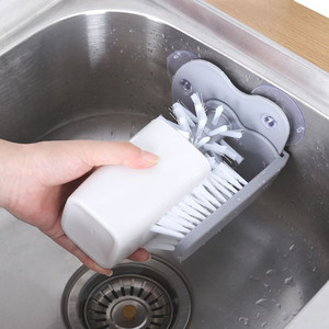 Water <b>Bottle</b> Cleaning <b>Brush</b> Glass Cup <b>Brush</b> Goblet Mugs Cleaner Strong Suction Lazy Clean <b>Brush</b> Cup Glass Bar Kitchen Tools - Product Image 4