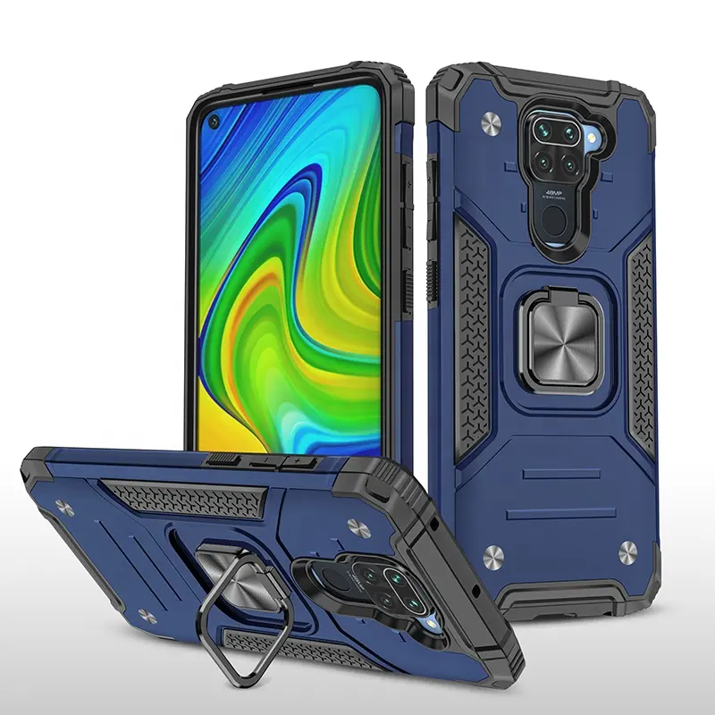 For Xiaomi Redmi 9A 9C Hybrid Phone Cover Shockproof Magnetic Case for Redmi Note 9 Phone Case Factory