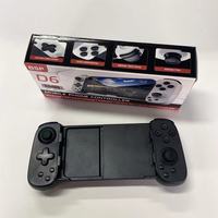 Manette de jeu sans fil D6 BT avec support de téléphone pour PC pour Switch IOS/Android