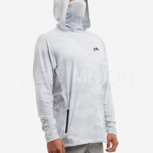 Sweat à capuche de pêche en polyester à séchage rapide, personnalisable, impression par sublimation de haute qualité, UPF 50+, chemise de pêche - Product Image 6