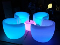 Runwoodwholesales - Meubles d'extérieur élégants - Chaise LED