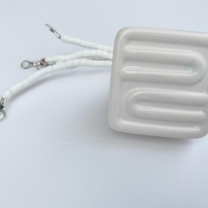 245*65mm élément chauffant en céramique chauffage infrarouge incurvé plaque chauffante élément chauffant en céramique émetteur de chaleur <span class=keywords><strong>lampe</strong></span> blanc 220v - Product Image 2