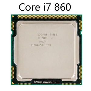 ซีพียู Core <span class=keywords><strong>i7</strong></span> <span class=keywords><strong>860</strong></span> รุ่นที่ 1 ของแท้ เกรด A ผ่านการทดสอบแล้ว ความเร็ว 2.8GHz ช่องเสียบ LGA1156 สำหรับคอมพิวเตอร์ตั้งโต๊ะ - Product Image 1