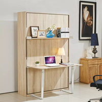 Quincaillerie murale invisible pour lit escamotable électrique double couche multifonctionnelle avec panneau de bois Accessoire