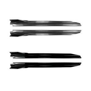 สเกิร์ตข้าง Amp-Z สำหรับ BMW X5 F15 M Sport ปี 2014-2018 สีดำเปียโน ลายคาร์บอนไฟเบอร์ ผิวด้าน - Product Image 2