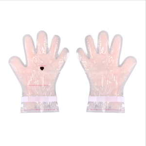 Label pribadi lilin parafin pemanas pedikur kecantikan pemutih pemanas tangan dan kaki lilin parafin Sarung Tangan Masker - Product Image 3