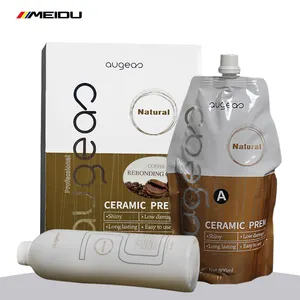 Augeas fabricante de cabelo permanente, venda no atacado, profissional, melhor ácido, creme rebondante de cerâmica, colágeno, loção permanente