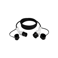 Câble d'extension pour pistolet de recharge de véhicule électrique, 16/32A 7kW, double tête mâle-femelle, cordon d'extension pour chargeur AC