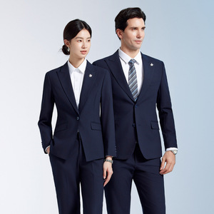 Business Suits Men's Formal Wear Anti-Wrinkle Worsteds Work Attire For Corporate Professionals - Product Image 3