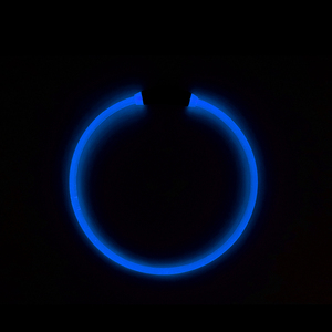 Collar de perro LED recargable por USB reflectante Animal sólido TPU brillo seguridad estándar correa para mascotas accesorios para caminar perros iluminados - Product Image 6