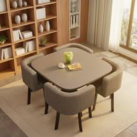 Table basse ronde en bois, style moderne minimaliste, pour appartement, salon, maison, table de loisirs, pieds en métal