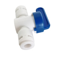 Raccord rapide d'osmose inverse 1/4 3/8 Droit pour tuyau d'eau RO