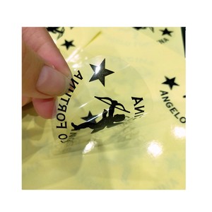 <b>Plastic</b> Label Film Lamination Digital <b>Printing</b> Angel With Bow And Stars Design Customizable For Packaging - Product Image 1