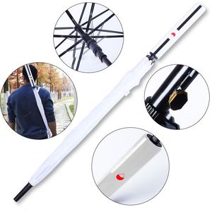Paraguas Largo de Plástico Estilo Japonés con Diseño de Espada Samurai, Apertura Automática, para Viajes de Negocios y Cosplay - Product Image 5