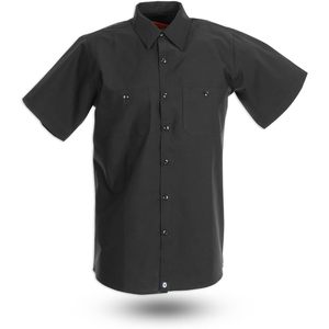 Camisa de Trabajo Industrial de Manga Corta Personalizada para Hombre S12, Ropa de Trabajo Resistente a las Arrugas - Product Image 1