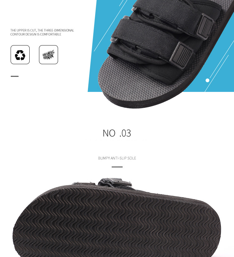 Unisex Outdoor Slides Slippers and Sandals Couple Slippers Open Toe Mens Sandals
