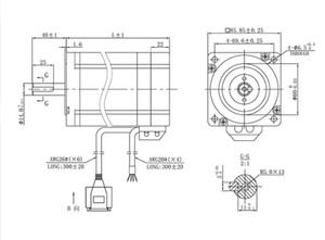 ไดรเวอร์เซอร์โวไฮบริด Yako Drive Ms-<span class=keywords><strong>S3</strong></span> รุ่น YK286EC118A1 สาย Encoder ยาว 8 เมตร ชุดเต็ม AC 30-80V 520W - Product Image 6