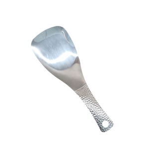 Cuillère à riz carrée martelée en acier inoxydable 304, pelle à riz pour la maison, la cantine ou le restaurant - Product Image 5