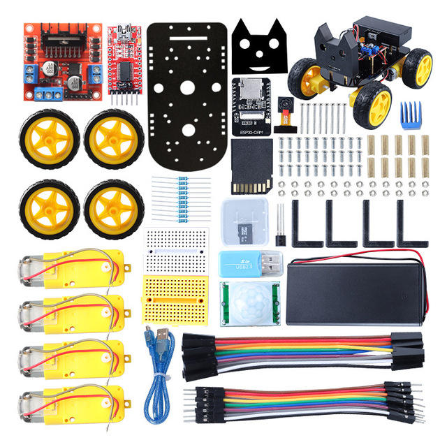 ESP32-CAM Board WIFI Wireless Control Kit Compatible with Arduino Programmed Smart Car Robot Kit
