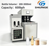 Máquina de Moldeo por Inyección y Soplado Semiautomática para Botellas de Agua PET y Frascos de Plástico, Multifuncional, Alta Productividad