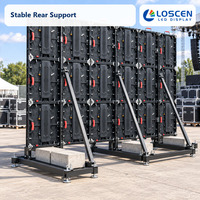 Écran LED de location extérieur pour événements sportifs, directement de l'usine, avec panneaux muraux modulaires