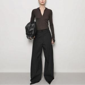 Felpa con <span class=keywords><strong>Mezza</strong></span> Zip Personalizzata dal Produttore 2026, Maglieria Invernale da <span class=keywords><strong>Donna</strong></span>, Maglione con Cappuccio in Misto Lana per Donne - Product Image 3