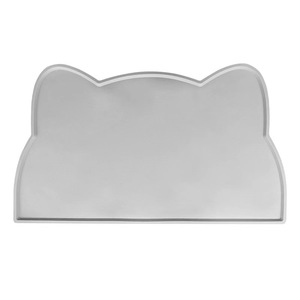 Pet Silicone Feeding Mat Non Slip Leak Proof Cat Food Bowl Pad Rounded Shape Food Grade Material - Product Image 2